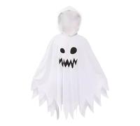 Disfraz de niña fantasma de belleza inquietante de Halloween, disfraz de fantasma unisex para niños, vestido de miedo y lindo, vestido de niña de miedo cómodo p