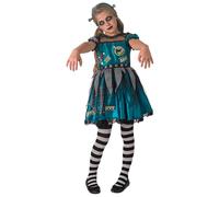 Disfraz De Niña Frankie Girl | Grande (Edad 7-8 Años)