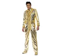 Disfraz De Niño De Elvis En Lame Dorado