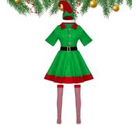 Disfraz De Niño Lutin De Navidad Cosplay Lutin Disfraz De Rol Vacaciones | Disfraz de asistente de Navidad para fiestas Cosplay Fiesta Disfraz Espectáculo En Escenario De Papel Sesión De Fotos En