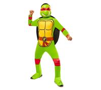 Disfraz De Niño TMNT Raphael Con Mono Y Máscara