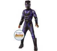 Disfraz De Niños Deluxe De Pantera Negra Licenciado De Los Vengadores 4