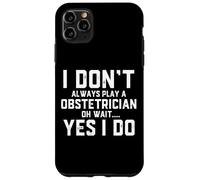 Disfraz de obstetra Divertido médico obstétrico Embarazo Dr Carcasa para iPhone 11 Pro MAX