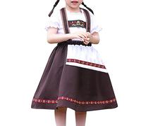 Disfraz de Oktoberfest para niñas pequeñas, traje bávaro de cerveza para festival de cerveza, tradicional alemana, irlandesa, sirvienta, cosplay, vestido tirolés alemán para Oktoberfest bávaro, café