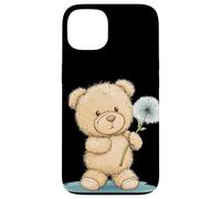 Disfraz de oso de peluche con diente de león para un día acogedor en la naturaleza Carcasa para iPhone 13