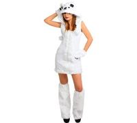Disfraz de oso polar para mujer L