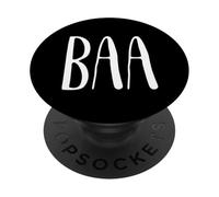 Disfraz de Oveja Baa - Funny Sheep Goes Baa PopSockets PopGrip Adhesivo