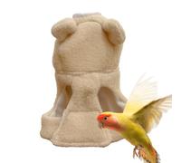Disfraz de pájaro, cóctel de disfraces, lindo pájaro traje, oso forma de loro, pájaro Cosplay Prop, multipropósito, ropa de pájaro, lindo disfraz con oso Shape Cloak, for Green-Cheeked Conures,