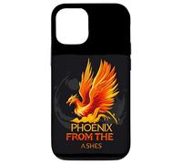 Disfraz de pájaro de fuego y llamas para los amantes de las cenizas de Phoenix Carcasa para iPhone 12/12 Pro