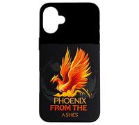 Disfraz de pájaro de fuego y llamas para los amantes de las cenizas de Phoenix Carcasa para iPhone 16 Plus
