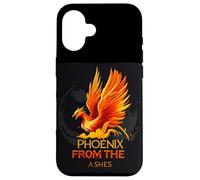 Disfraz de pájaro de fuego y llamas para los amantes de las cenizas de Phoenix Carcasa para iPhone 16