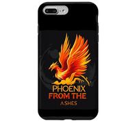 Disfraz de pájaro de fuego y llamas para los amantes de las cenizas de Phoenix Carcasa para iPhone 7 Plus/8 Plus