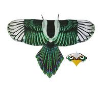 Disfraz de pájaro, Owl Wings Disfraz, Gasa Dress-Up Outfit, Adjustable Shoulder Straps, Includes Matching Facepiece, Perfect for Halloween, Parties, School Plays Outdoor, Purple Blue Green 118x65cm