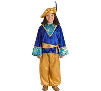 Disfraz de PAJE Melchor Azul Infantil P2-(6/7 años)