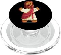 Disfraz de Pan de Jengibre de Señor Jesús para creyentes PopSockets PopGrip para MagSafe