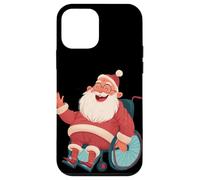 Disfraz de Papá Noel agitando para Amantes de Las sillas de Ruedas Festivas Carcasa para iPhone 12 Mini