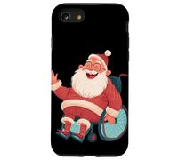 Disfraz de Papá Noel agitando para Amantes de Las sillas de Ruedas Festivas Carcasa para iPhone SE (2020) / 7/8
