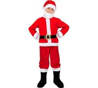 Disfraz de Papá Noel Deluxe niño 3-4 años