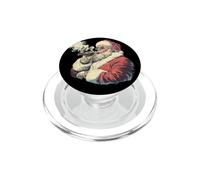 Disfraz de Papá Noel Rico con cigarro para los Amantes de los Puros PopSockets PopGrip para MagSafe