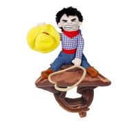 Disfraz de para Perros - Disfraz de equitación para Perro con sillín | Disfraz Divertido para Perros pequeños y Grandes, para Fiestas, Halloween y Navidad, Accesorio para Disfraces o