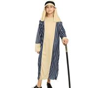 Disfraz de pastor para niños, disfraz de belén para niños, disfraz de Navidad de pastor, trajes de posadero, ropa de aldeano, disfraz de Joseph para niños