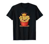 Disfraz de patatas fritas con corona del reino Camiseta