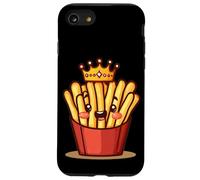 Disfraz de patatas fritas con corona del reino Carcasa para iPhone SE (2020) / 7 / 8