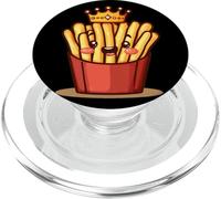 Disfraz de patatas fritas con corona del reino PopSockets PopGrip para MagSafe