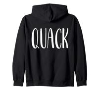 Disfraz de Pato cuac - Funny Duck Goes Quack Sudadera con Capucha