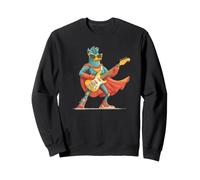 Disfraz de Pato héroe en Capa para los Amantes de la Guitarra Rock Sudadera