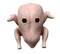 Disfraz de pavo, máscara de pollo de simulación de cabeza completa de látex, máscara de animal divertida, disfraces de Halloween para la fiesta de cosplay de carnaval de Acción de Gracias, máscaras p