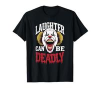 Disfraz de Payaso Asesino Aterrador de Terror Camiseta