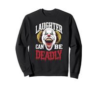 Disfraz de Payaso Asesino Aterrador de Terror Sudadera