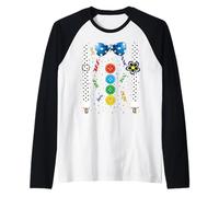 Disfraz De Payaso con Tirantes Disfraz De Carnaval Disfraz Camiseta Manga Raglan