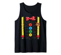 Disfraz De Payaso con Tirantes Disfraz De Carnaval Disfraz Camiseta sin Mangas