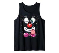 Disfraz De Payaso con Tirantes Disfraz De Carnaval Disfraz Camiseta sin Mangas