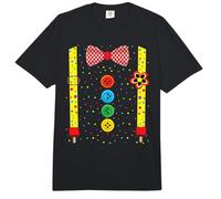 Disfraz De Payaso con Tirantes Disfraz De Carnaval Disfraz Comfort Colors Adult Heavyweight T-Shirt