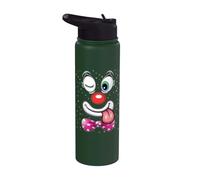 Disfraz De Payaso Con Tirantes Disfraz De Carnaval Disfraz Stainless Steel Insulated Water Bottle