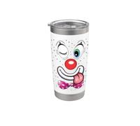 Disfraz De Payaso Con Tirantes Disfraz De Carnaval Disfraz Vaso térmico de acero inoxidable de doble pared