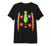 Disfraz de Payaso Divertido para Halloween, para niñas, niños, Mujeres, Hombres y niños Camiseta Premium
