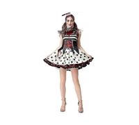 Disfraz de payaso sangriento para mujer, ideal para circo, cosplay, Halloween, carnaval o fiestas.