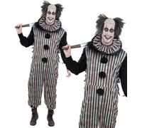 Disfraz De Payaso Vintage Oscuro De Halloween Para Hombre IT