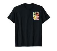 Disfraz de Peace Sign Love Groovy Vibes, Nostalgia, a la Moda de los 80 Camiseta