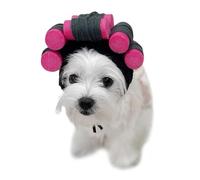 Disfraz De Pelo De Mascota con Peluca para Perro - Gorro para Disfraz De Perro Y Gato | Rizadores De Pelo De Terciopelo De Ajustables Accesorio para La Cabeza | Sombrero De Vestir Pa