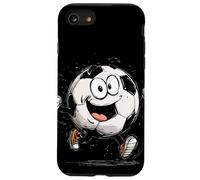Disfraz de Pelota de fútbol Feliz para los Amantes de los Dibujos Animados Carcasa para iPhone SE (2020) / 7/8