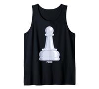 Disfraz de peón Blanco Camiseta sin Mangas