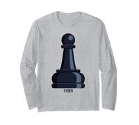 Disfraz de peón Negro Manga Larga