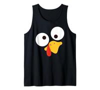 Disfraz de peregrino de Cara de Pavo Loco Divertido Camiseta sin Mangas