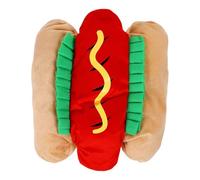 Disfraz de perro caliente personalizado para perros calientes con estilo hamburguesa | Disfraz de WarmDogs | Exquisito abrigo multifuncional para mascotas para celebraciones, accesorios de fotos