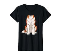 Disfraz de Perro de San Bernardo con diseño gráfico canino Camiseta gráfica económica, Mujer, Negro, XL
